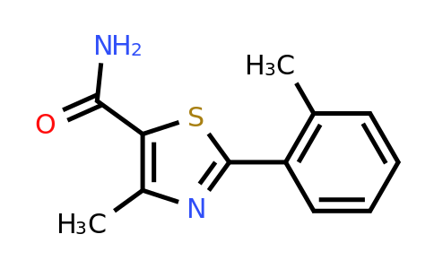 1448038-30-9 | 4-Methyl-2-(2-methylphenyl)-1,3-thiazole-5-carboxamide