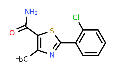 1448050-91-6 | 2-(2-Chlorophenyl)-4-methyl-1,3-thiazole-5-carboxamide