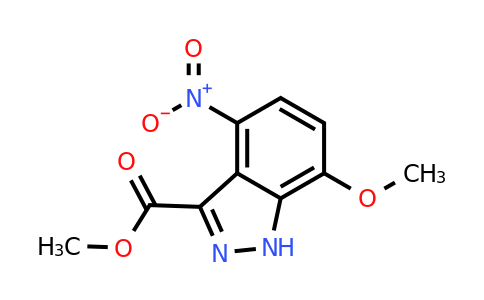 1448066-97-4 | Methyl 7-methoxy-4-nitro-1H-indazole-3-carboxylate