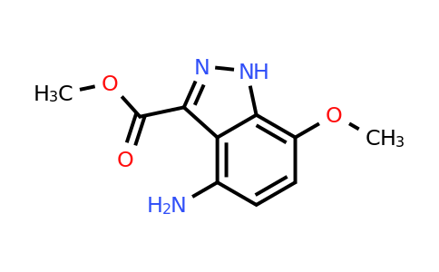 1448125-93-6 | Methyl 4-amino-7-methoxy-1H-indazole-3-carboxylate