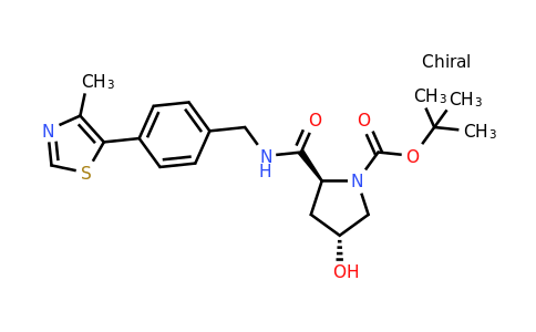 1448191-54-5 | tert-Butyl (2S,4R)-4-Hydroxy-2-({[4-(4-methyl-1,3-thiazol-5-yl)phenyl]methyl}carbamoyl)pyrrolidine-1-carboxylate
