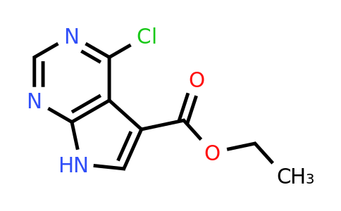 144927-57-1 | Ethyl 4-chloro-7H-pyrrolo[2,3-d]pyrimidine-5-carboxylate