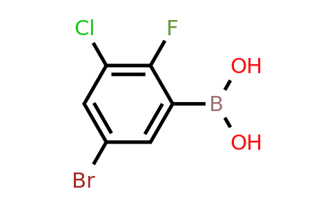 1451393-27-3 | (5-Bromo-3-chloro-2-fluorophenyl)boronic acid