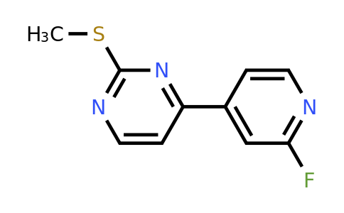1453851-73-4 | 4-(2-Fluoropyridin-4-yl)-2-(methylthio)pyrimidine