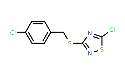 1454-42-8 | 5-Chloro-3-{[(4-chlorophenyl)methyl]sulfanyl}-1,2,4-thiadiazole
