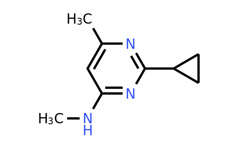 1455361-92-8 | 2-Cyclopropyl-N,6-dimethylpyrimidin-4-amine