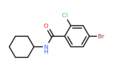 4-Bromo-2-chloro-N-cyclohexylbenzamide