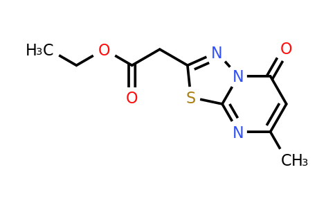 145694-86-6 | Ethyl 2-(7-methyl-5-oxo-5H-[1,3,4]thiadiazolo[3,2-a]pyrimidin-2-yl)acetate