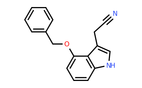 1464-11-5 | 2-[4-(benzyloxy)-1h-indol-3-yl]acetonitrile