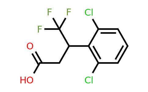 1465010-43-8 | 3-(2,6-Dichlorophenyl)-4,4,4-trifluorobutanoic acid
