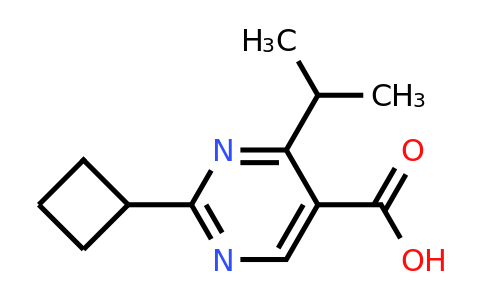 1465157-66-7 | 2-Cyclobutyl-4-isopropylpyrimidine-5-carboxylic acid