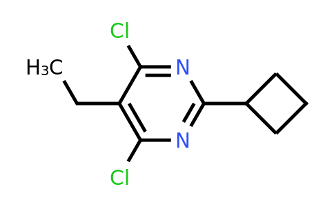 1466028-83-0 | 4,6-Dichloro-2-cyclobutyl-5-ethylpyrimidine