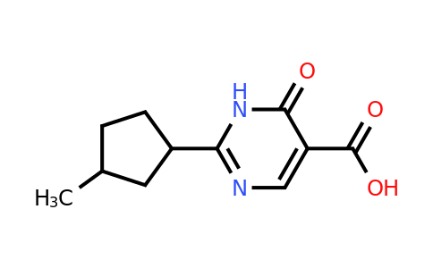 1466115-20-7 | 2-(3-Methylcyclopentyl)-6-oxo-1,6-dihydropyrimidine-5-carboxylic acid