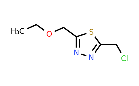 1466517-88-3 | 2-(Chloromethyl)-5-(ethoxymethyl)-1,3,4-thiadiazole