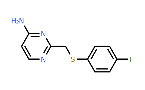 1466786-32-2 | 2-(((4-Fluorophenyl)thio)methyl)pyrimidin-4-amine