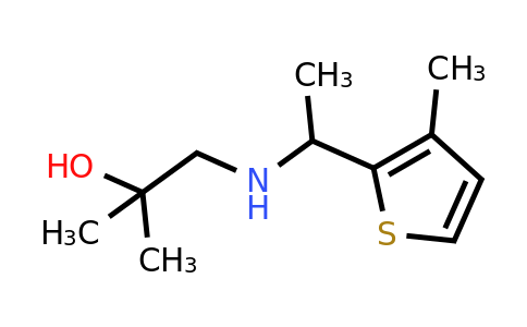 1466941-08-1 | 2-Methyl-1-((1-(3-methylthiophen-2-yl)ethyl)amino)propan-2-ol