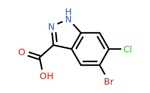 1467062-18-5 | 5-Bromo-6-chloro-1H-indazole-3-carboxylic acid