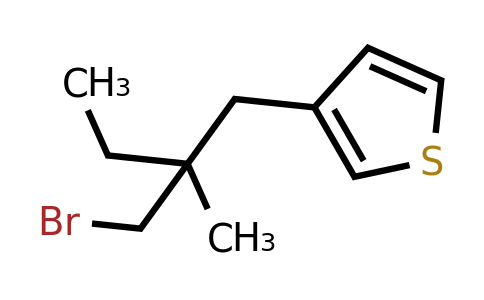 1467288-23-8 | 3-(2-(Bromomethyl)-2-methylbutyl)thiophene