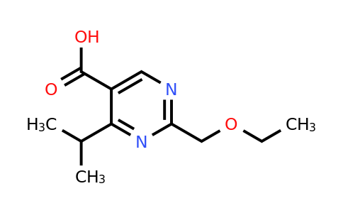 1467410-15-6 | 2-(Ethoxymethyl)-4-isopropylpyrimidine-5-carboxylic acid