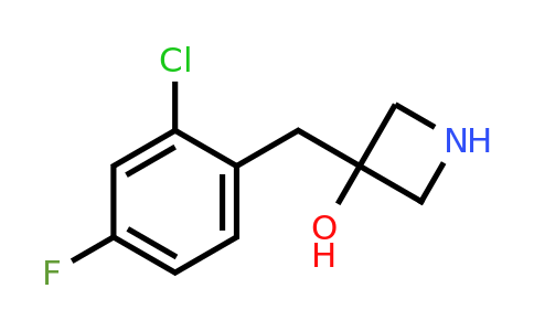 1467514-56-2 | 3-(2-Chloro-4-fluorobenzyl)azetidin-3-ol