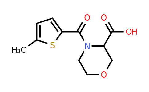 1468506-71-9 | 4-(5-Methylthiophene-2-carbonyl)morpholine-3-carboxylic acid