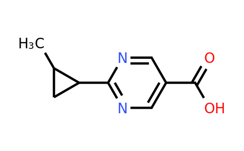 1468808-18-5 | 2-(2-Methylcyclopropyl)pyrimidine-5-carboxylic acid