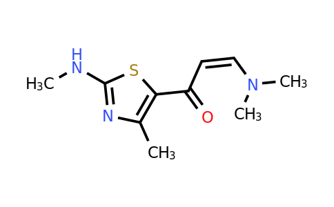 1469881-03-5 | (Z)-3-(Dimethylamino)-1-[4-methyl-2-(methylamino)thiazol-5-yl]prop-2-en-1-one