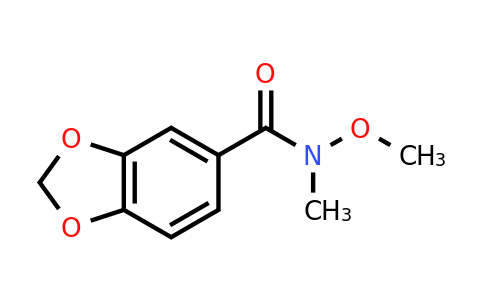 147030-72-6 | N-methoxy-N-methyl-1,3-benzodioxole-5-carboxamide