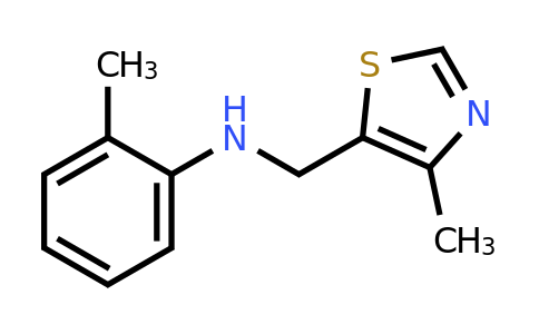 2-Methyl-N-((4-methylthiazol-5-yl)methyl)aniline