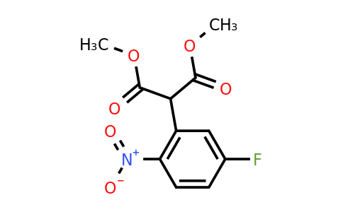 147124-34-3 | Dimethyl 2-(5-fluoro-2-nitrophenyl)malonate
