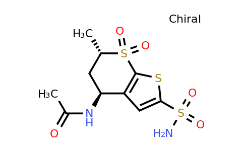 147200-03-1 | N-((4S,6S)-6-Methyl-7,7-dioxido-2-sulfamoyl-5,6-dihydro-4H-thieno[2,3-b]thiopyran-4-yl)acetamide
