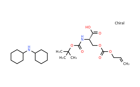 147348-92-3 | L-Serine, N-[(1,1-dimethylethoxy)carbonyl]-, 2-propenyl carbonate(ester),N-cyclohexylcyclohexanamine (1:1)