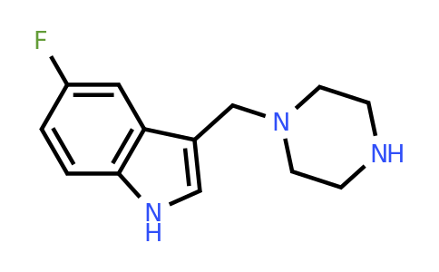 147595-45-7 | 5-Fluoro-3-(piperazin-1-ylmethyl)-1h-indole
