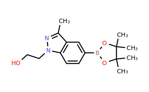 1476076-06-8 | 2-[3-Methyl-5-(4,4,5,5-tetramethyl-1,3,2-dioxaborolan-2-yl)-1H-indazol-1-yl]ethan-1-ol