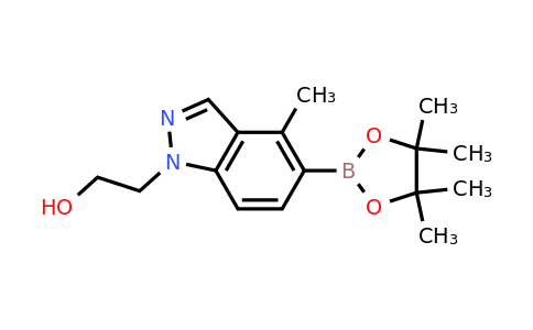 1476076-07-9 | 2-[4-Methyl-5-(4,4,5,5-tetramethyl-1,3,2-dioxaborolan-2-yl)-1H-indazol-1-yl]ethan-1-ol