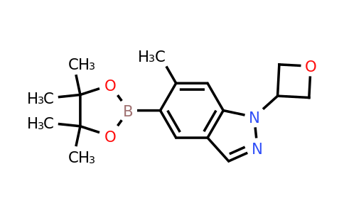 1476076-11-5 | 6-Methyl-1-(oxetan-3-yl)-5-(4,4,5,5-tetramethyl-1,3,2-dioxaborolan-2-yl)-1H-indazole