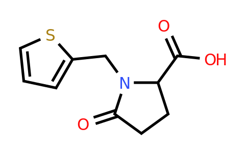 147648-56-4 | 5-Oxo-1-(thiophen-2-ylmethyl)pyrrolidine-2-carboxylic acid