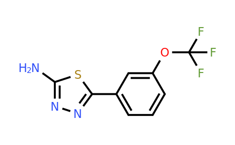 1478301-79-9 | 5-(3-(Trifluoromethoxy)phenyl)-1,3,4-thiadiazol-2-amine