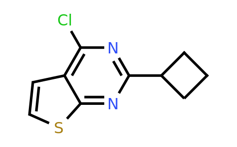1478737-15-3 | 4-Chloro-2-cyclobutylthieno[2,3-d]pyrimidine