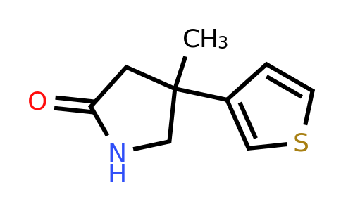 1478775-00-6 | 4-Methyl-4-(thiophen-3-yl)pyrrolidin-2-one