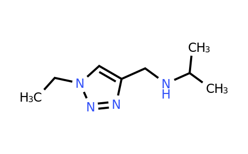 1478848-44-0 | n-((1-Ethyl-1h-1,2,3-triazol-4-yl)methyl)propan-2-amine