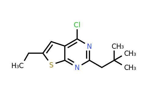 1478889-41-6 | 4-Chloro-6-ethyl-2-neopentylthieno[2,3-d]pyrimidine