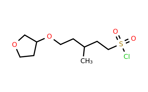 1478961-45-3 | 3-Methyl-5-((tetrahydrofuran-3-yl)oxy)pentane-1-sulfonyl chloride