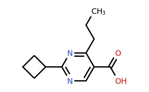 1479305-48-0 | 2-Cyclobutyl-4-propylpyrimidine-5-carboxylic acid