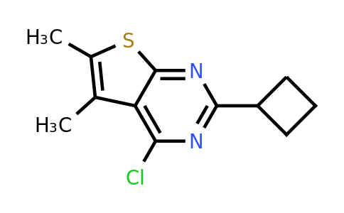 1479314-01-6 | 4-Chloro-2-cyclobutyl-5,6-dimethylthieno[2,3-d]pyrimidine