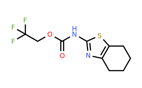 1479623-29-4 | 2,2,2-Trifluoroethyl N-(4,5,6,7-tetrahydro-1,3-benzothiazol-2-yl)carbamate