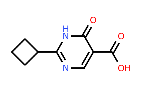 1479852-60-2 | 2-Cyclobutyl-6-oxo-1,6-dihydropyrimidine-5-carboxylic acid