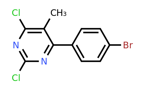 1479931-46-8 | 4-(4-Bromophenyl)-2,6-dichloro-5-methylpyrimidine