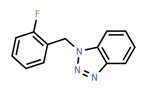 148004-77-7 | 1-(2-Fluorobenzyl)-1H-benzo[d][1,2,3]triazole