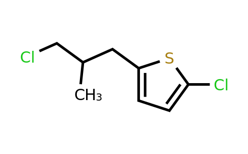 1480043-04-6 | 2-Chloro-5-(3-chloro-2-methylpropyl)thiophene